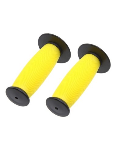 Mushroom Grips 7/8 long 115mm Black/yellow.